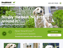 Tablet Screenshot of dogwatchofpugetsound.com